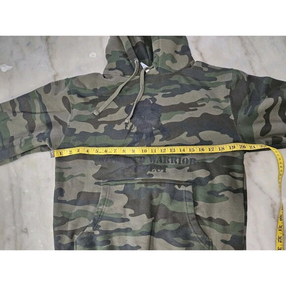 Independent Trading Company Mens Small Forest Camo Midweight Hooded Pullover - Picture 6 of 9